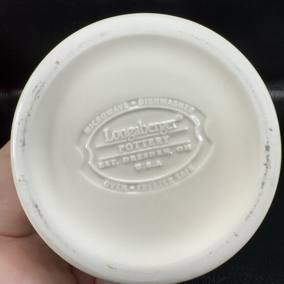 Longaberger Pottery American Craft Paprika 40 Oz Pitcher Jug Stoneware Carafe - Picture 4 of 10